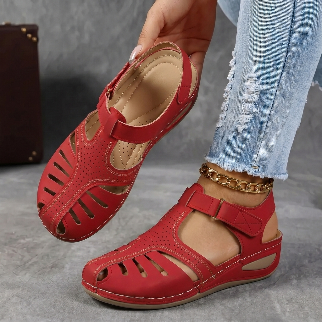 Women's Orthopedic Sandals — Closed-Toe Arch Support Comfort