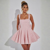 Glimmering Bow Back Mini Dress