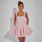 Glimmering Bow Back Mini Dress