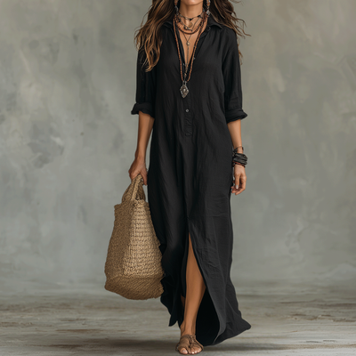 Flowing Bohemian Maxi Dress