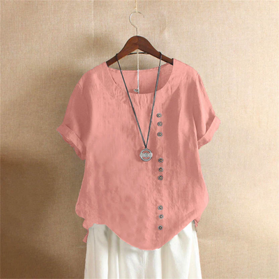 Effortless Blouse Scoop Neck