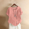 Effortless Blouse Scoop Neck