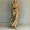 Chic Lapel Wrap Maxi Dress