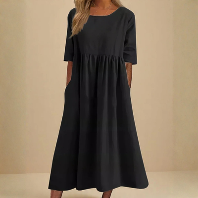 Clean Style Midi Dress