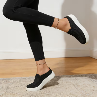 Thick Sole Slip On Sneakers