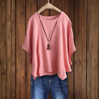 Airy Dolman Sleeve Tunic Top