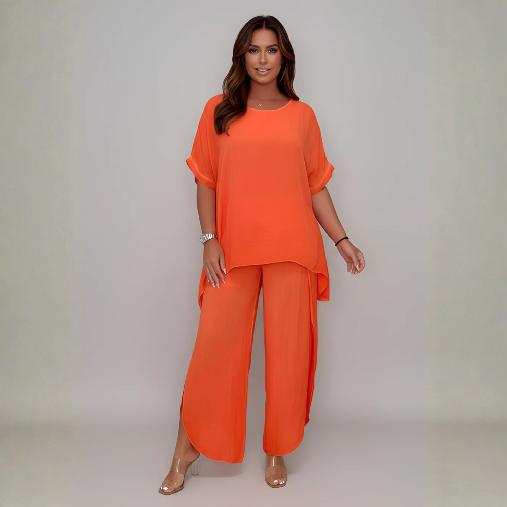 Flowing Tunic and Pants Set