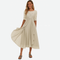 Delicate Lace Midi Dress Flared