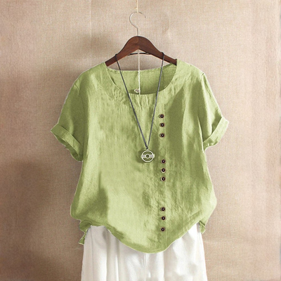 Effortless Blouse Scoop Neck