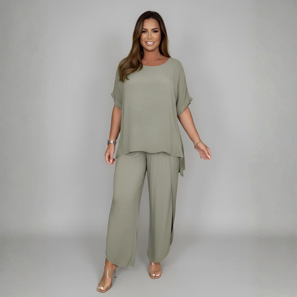 Flowing Tunic and Pants Set