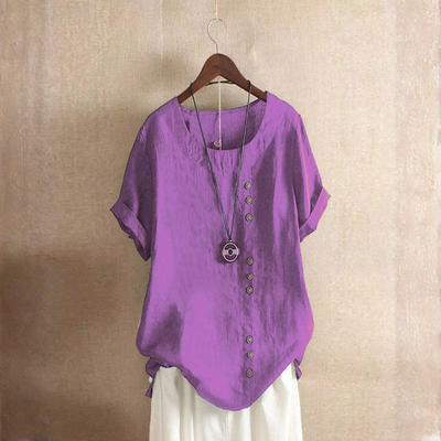 Effortless Blouse Scoop Neck