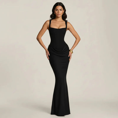 Refined Midi Dress for Special Occasions and Events