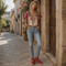 Relaxed Fit V Neck Tees