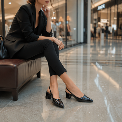 Wide Fit Casual Heels