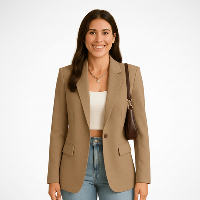 Polished Crepe Blazer