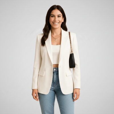 Polished Crepe Blazer