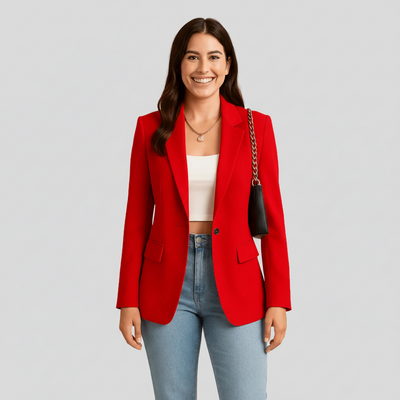 Polished Crepe Blazer