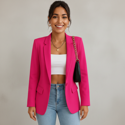 Polished Crepe Blazer