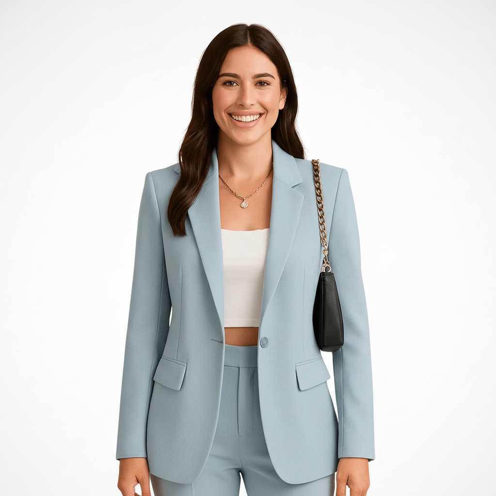 Polished Crepe Blazer