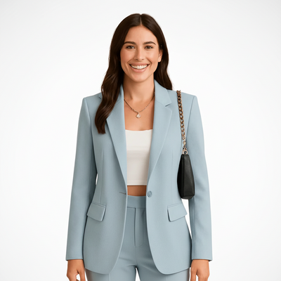 Polished Crepe Blazer