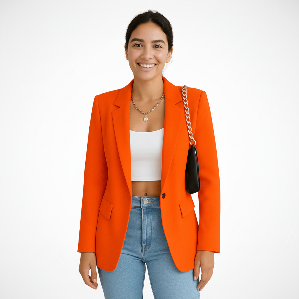 Polished Crepe Blazer