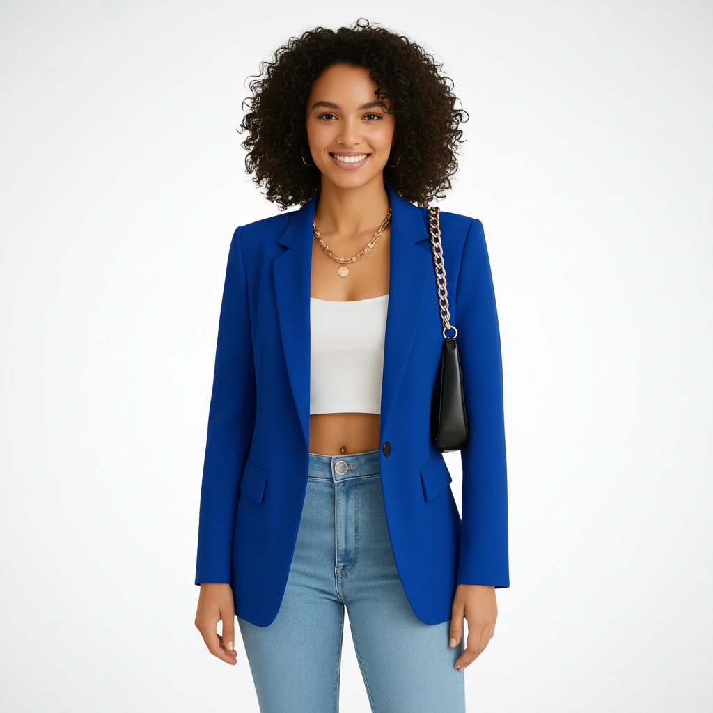 Polished Crepe Blazer