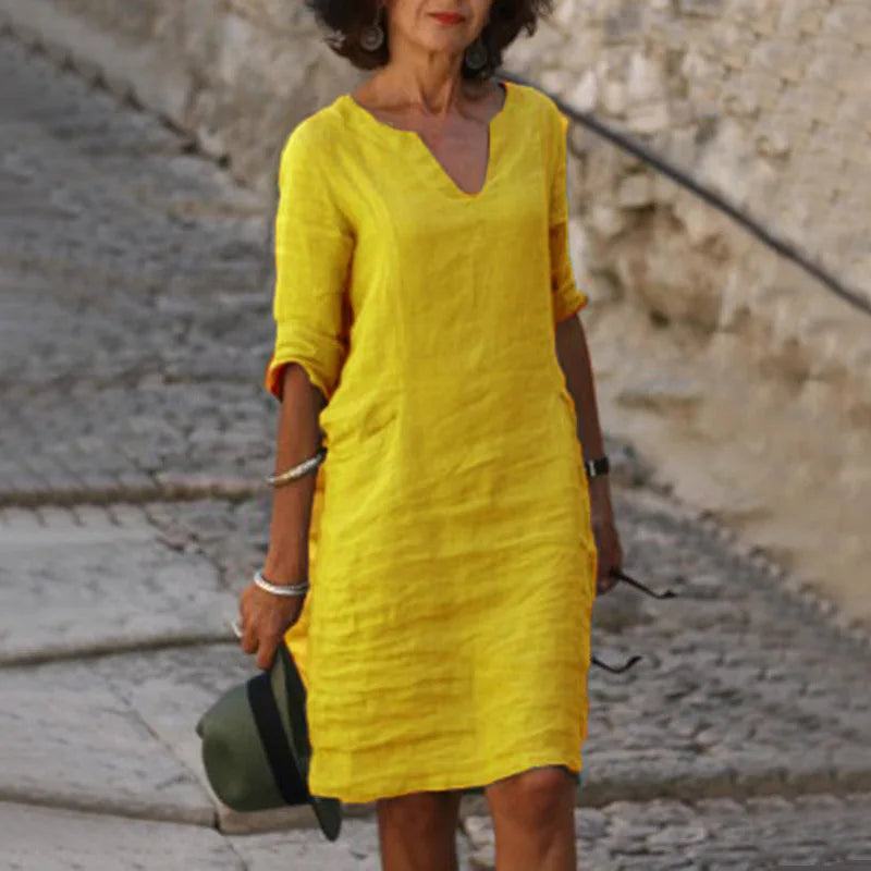 Relaxed Summer Casual Flowy Dress