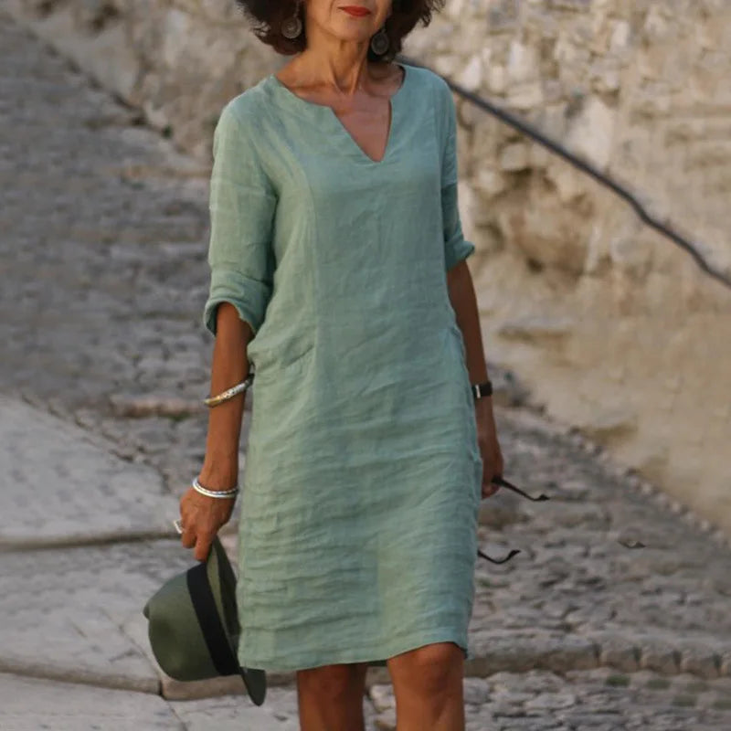 Relaxed Summer Casual Flowy Dress