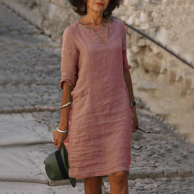 Relaxed Summer Casual Flowy Dress
