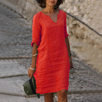 Relaxed Summer Casual Flowy Dress