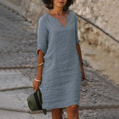 Relaxed Summer Casual Flowy Dress