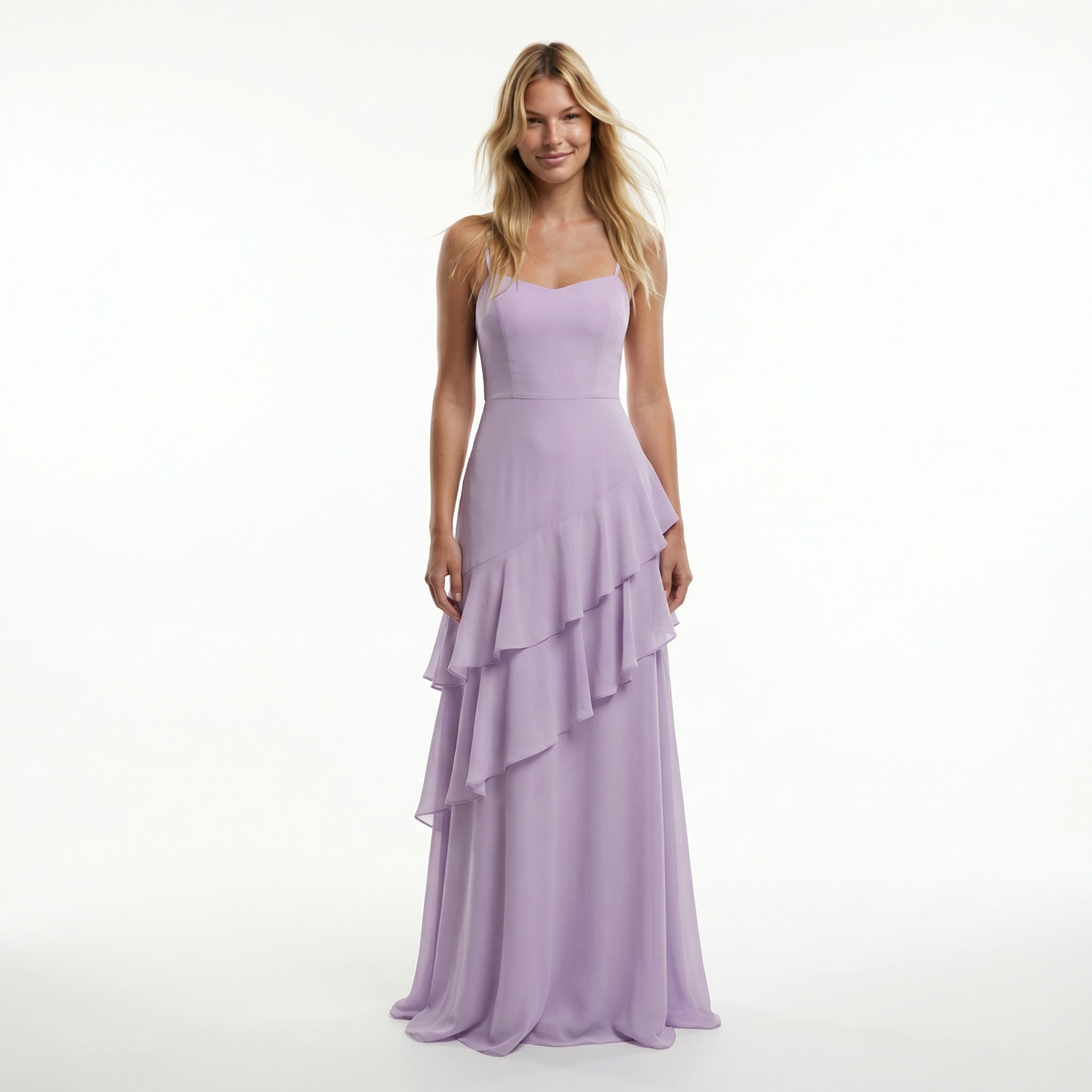 Gossamer Chiffon Sheath Dress