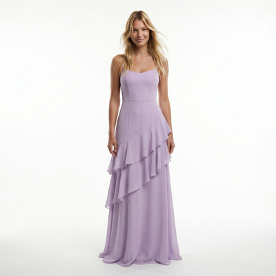 Gossamer Chiffon Sheath Dress