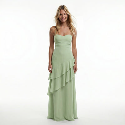 Gossamer Chiffon Sheath Dress