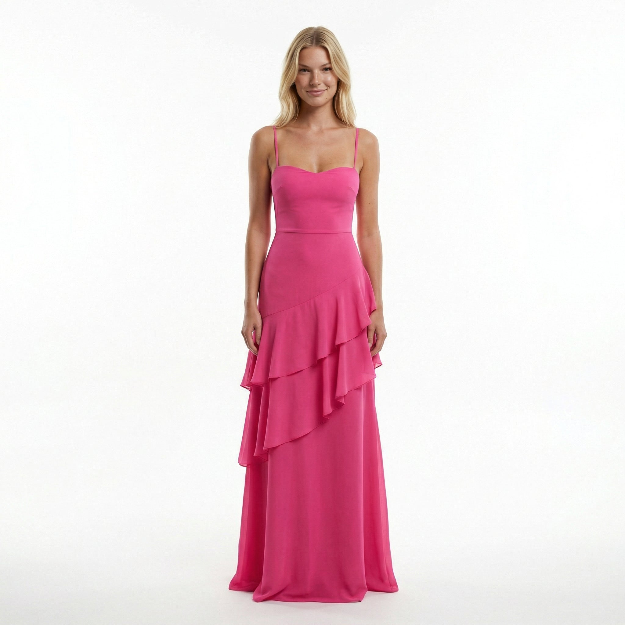Gossamer Chiffon Sheath Dress