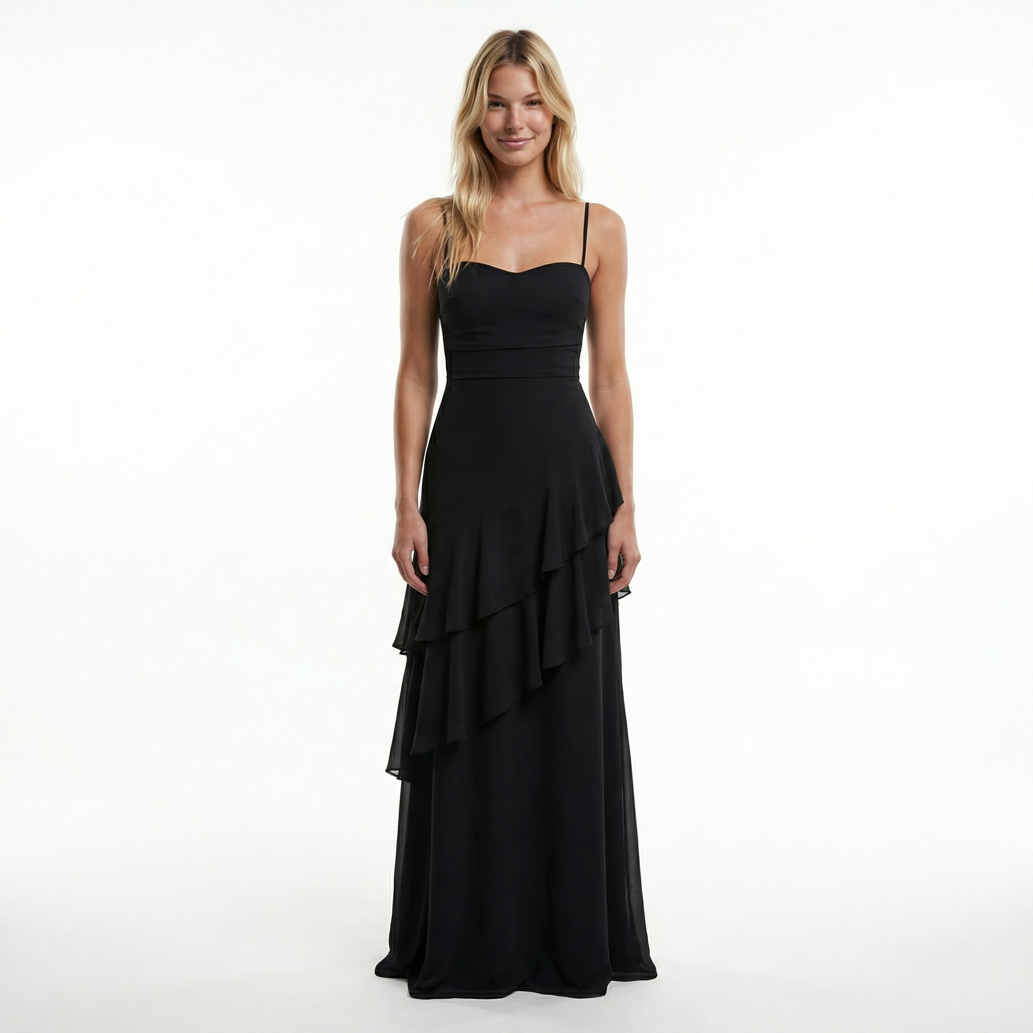 Gossamer Chiffon Sheath Dress