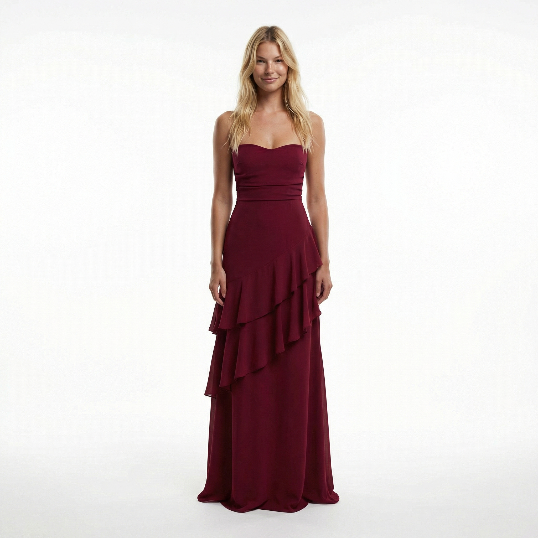 Gossamer Chiffon Sheath Dress
