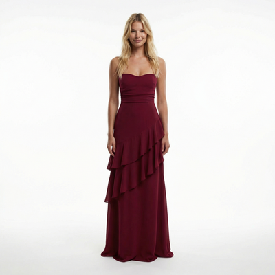 Gossamer Chiffon Sheath Dress
