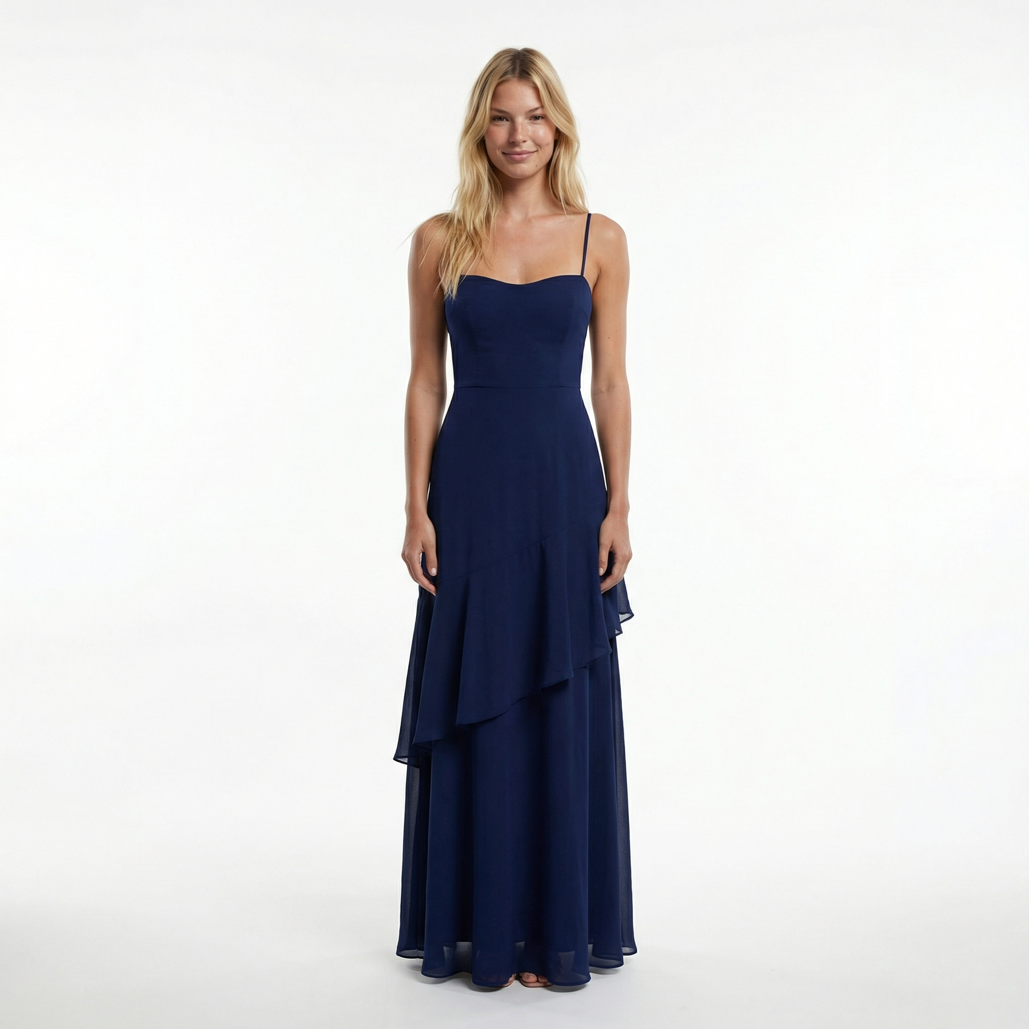 Gossamer Chiffon Sheath Dress