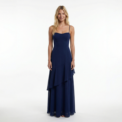Gossamer Chiffon Sheath Dress