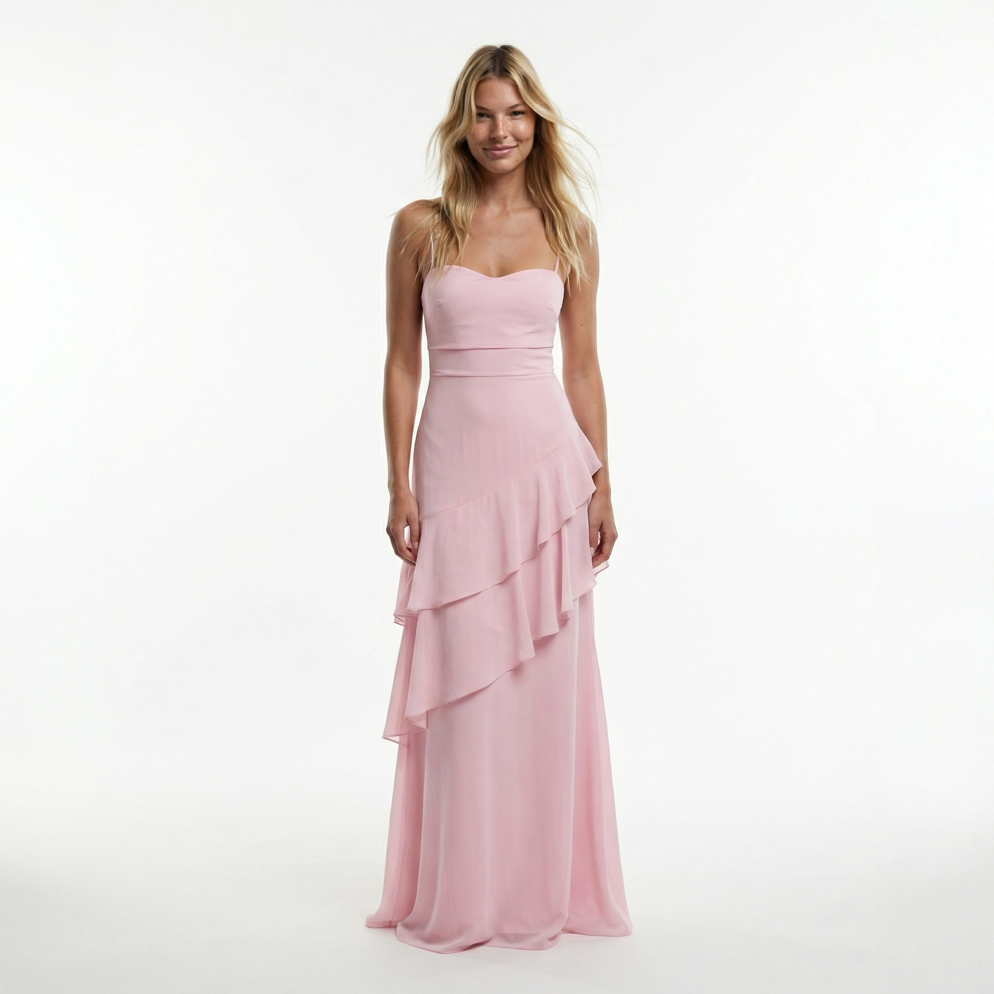 Gossamer Chiffon Sheath Dress