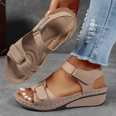Soft Leather Sandals Arch Support