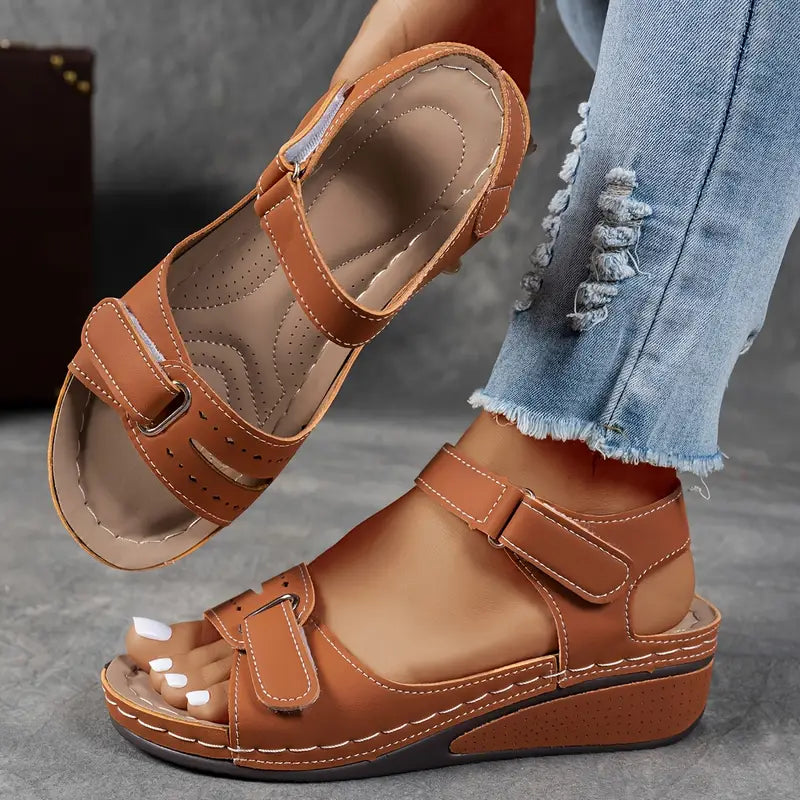 Soft Leather Sandals Arch Support