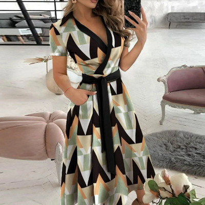 Lightweight A-Line Midi Dress