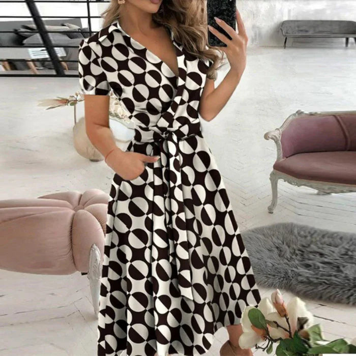 Lightweight A-Line Midi Dress