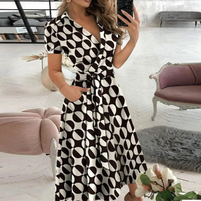 Lightweight A-Line Midi Dress