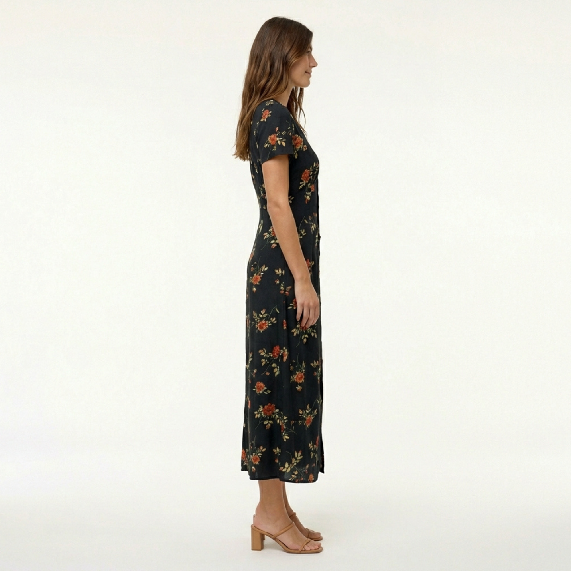 Graceful Floral Maxi Dress