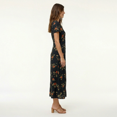 Graceful Floral Maxi Dress
