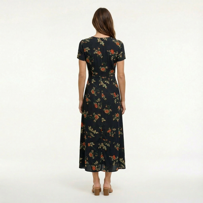 Graceful Floral Maxi Dress