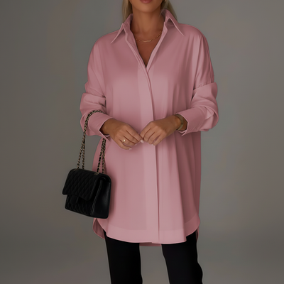 Clean Style Relaxed Shirt Top